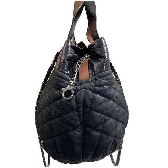 💎✨Authentic✨💎 Chanel Leather In the Mix 2way Hand-ground shoulder bag - Picture 8 of 16